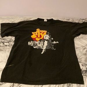 COPY - Black Super fly vintage t shirt